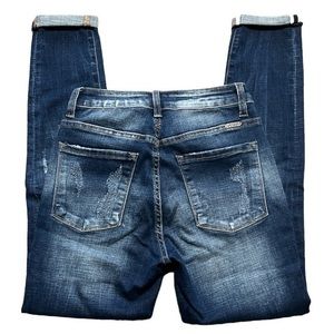 KanCan Women's‎ Stretchy Distressed Skinny Ankle Jeans Size 26